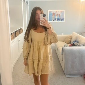 BABY DOLL CREAM DRESS